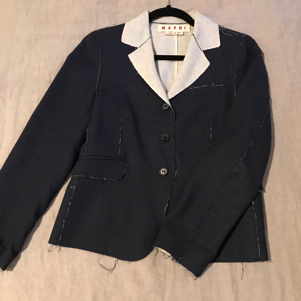 Marni deconstructed jacket. Awesome piece. Size 4